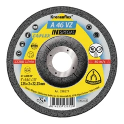 A 46 VZ Meules Klingspor 115 X 2 X 22,23 Mm Centre Déporté