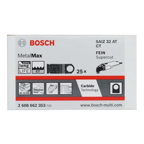 Bosch Carbide SAIZ 32 AT MetalMax 40 X 32 Mm 4 Bosch Carbide SAIZ 32 AT MetalMax 40 X 32 Mm – Image 2