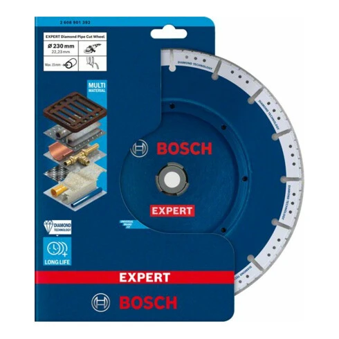 Bosch EXPERT Disque à Tronçonner Diamanté Pour Tubes, Pour Petites Meuleuses Angulaires 5 Bosch EXPERT Disque à Tronçonner Diamanté Pour Tubes, Pour Petites Meuleuses Angulaires – Image 3