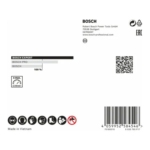 Bosch EXPERT Disque à Tronçonner Diamanté X-LOCK, Pour Petites Meuleuses Angulaires 4 Bosch EXPERT Disque à Tronçonner Diamanté X-LOCK, Pour Petites Meuleuses Angulaires – Image 2