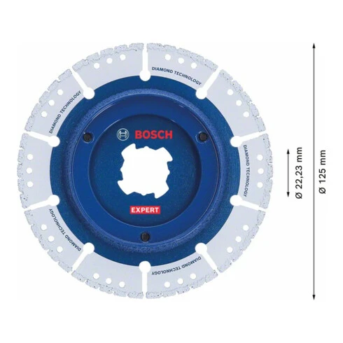 Bosch EXPERT Disque à Tronçonner Diamanté X-LOCK, Pour Petites Meuleuses Angulaires 6 Bosch EXPERT Disque à Tronçonner Diamanté X-LOCK, Pour Petites Meuleuses Angulaires – Image 4