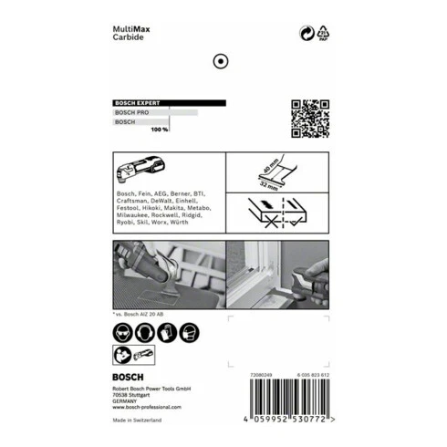 Bosch Expert MultiMax AIZ 32 APIT Lame Pour Outils Multifonctions, 32 Mm 4 Bosch Expert MultiMax AIZ 32 APIT Lame Pour Outils Multifonctions, 32 Mm – Image 2