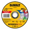Disque à Tronçonner DeWalt Haute Performance 125x1x22,23mm Multi-matériaux Type 41 (plat) DT20595-QZ 1 Disque à Tronçonner DeWalt Haute Performance 125x1x22,23mm Multi-matériaux Type 41 (plat) DT20595-QZ -Accessoires Multitool Soldes disque a tronconner dewalt haute performance 125x1x22 23mm multi materiaux type 41 plat dt20595 qz 59554042 0 Th78EYLX xl
