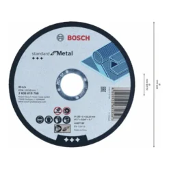 Disque à Tronçonner Droit Bosch, Standard For Metal Straight 125 Mm, 22.23 Mm -Accessoires Multitool Soldes disque a tronconner droit bosch standard for metal straight 125 mm 22 23 mm 56689338 2 VH 8Mec0 xl
