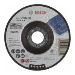Disque De Coupe Bosch Coudé Best For Metal - Rapido A 60 W BF 125 Mm 1,0 Mm