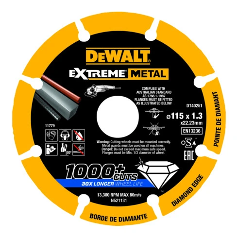 Disque De Coupe De Diamants DeWalt 3 Disque De Coupe De Diamants DeWalt