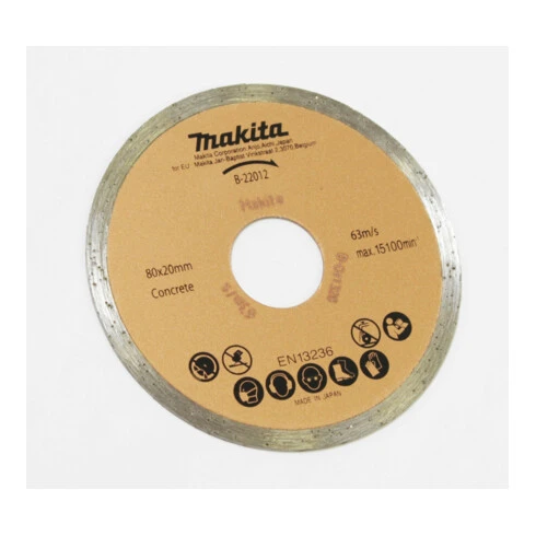 Disque Diamanté Makita 80x20mm Verre (B-22012) 3 Disque Diamanté Makita 80x20mm Verre (B-22012)