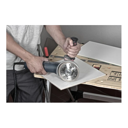 Klingspor DN 600 U Disques De Coupe Diamant 125 X 10 X 22,23 Mm 10 Segments 32 X 10 X 7 Mm Denture Standard 4 Klingspor DN 600 U Disques De Coupe Diamant 125 X 10 X 22,23 Mm 10 Segments 32 X 10 X 7 Mm Denture Standard – Image 2