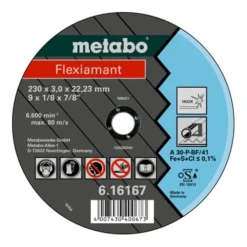 Flexiamant 125 X 2,5 X 22,23 Inox, Meule De Tronçonnage, Modèle Droit Metabo