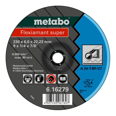 Metabo Flexiamant Super Acier 3 Metabo Flexiamant Super Acier