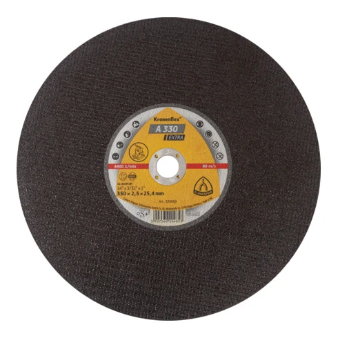 Grands Disques à Tronçonner Klingspor A 330 EX, 406 X 3 X 25,4 Mm Droits 3 Grands Disques à Tronçonner Klingspor A 330 EX, 406 X 3 X 25,4 Mm Droits