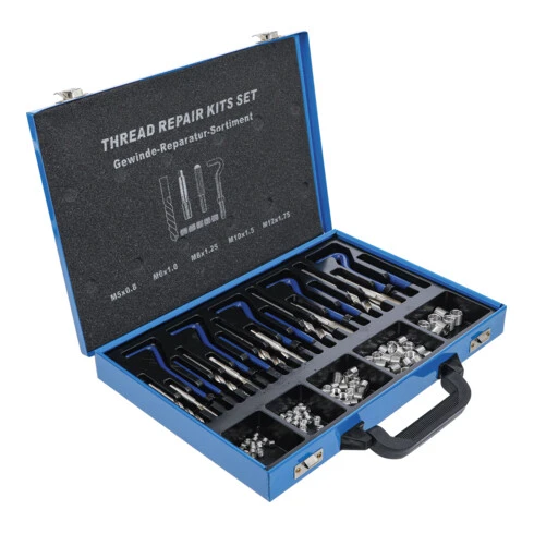 BGS Technic Kit De Réparation De Filets M5 - M12 130 Pièces Kraftmann 4 BGS Technic Kit De Réparation De Filets M5 - M12 130 Pièces Kraftmann – Image 2