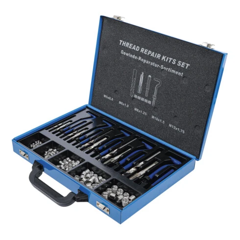 BGS Technic Kit De Réparation De Filets M5 - M12 130 Pièces Kraftmann 5 BGS Technic Kit De Réparation De Filets M5 - M12 130 Pièces Kraftmann – Image 3