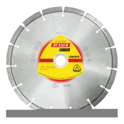 DT 350 B Disques à Tronç. Diamanté Klingspor 125 X 2,4 X 22,23 Mm 9 Segments 33 X 2,4 X 10 Mm, Denture Standard 22,23 Mm Standard
