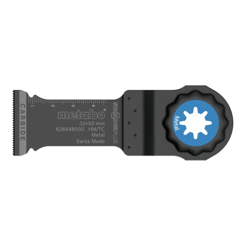 Metabo Lame De Scie De Précision « Starlock Plus », Métal, Carbure, 32 X 50 Mm (626948000) 3 Metabo Lame De Scie De Précision « Starlock Plus », Métal, Carbure, 32 X 50 Mm (626948000)