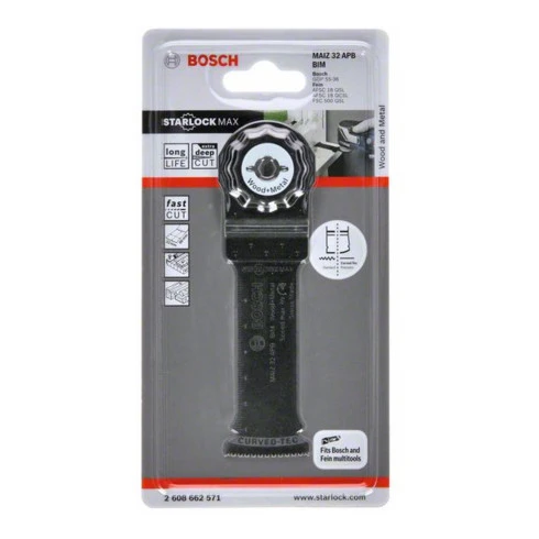 Lame De Scie Plongeante Bosch BIM MAIZ 32 APB Bois Et Métal, 80 X 32 Mm 4 Lame De Scie Plongeante Bosch BIM MAIZ 32 APB Bois Et Métal, 80 X 32 Mm – Image 2