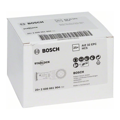 Lame De Scie Plongeante Bosch HCS AIZ 32 EPC Bois 50 X 32 Mm 4 Lame De Scie Plongeante Bosch HCS AIZ 32 EPC Bois 50 X 32 Mm â Image 2