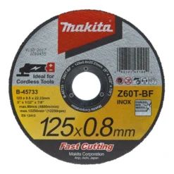 Makita Disque à Tronçonner 125x0,8mm Inox B-45733