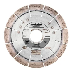 Metabo Disque à Tronçonner Diamanté 115x22,23mm, "GP", Granit "professional