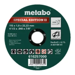 Meule De Tronçonnage Metabo Special Edition II 115 X 1,0 X 22,23 Mm, Inox, Version Droite 5 Meule De Tronçonnage Metabo Special Edition II 115 X 1,0 X 22,23 Mm, Inox, Version Droite -Accessoires Multitool Soldes meule de tronconnage metabo special edition ii 115 x 1 0 x 22 23 mm inox version droite 98138354 1 AkTgIL s xl