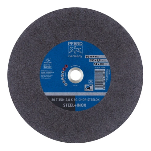 PFERD Disque à Tronçonner CHOPSAW 80 T K SG CHOP STEELOX 3 PFERD Disque à Tronçonner CHOPSAW 80 T K SG CHOP STEELOX