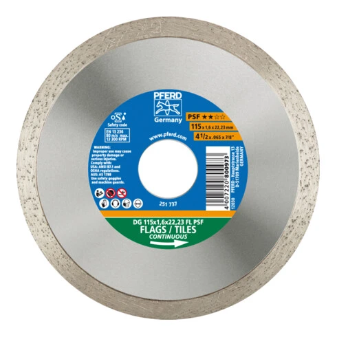 PFERD Disque Diamanté DG FL PSF 3 PFERD Disque Diamanté DG FL PSF