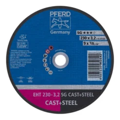 PFERD Disques à Tronçonner EHT 230-3,2 SG CAST+STEEL