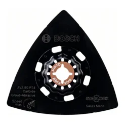 Plaque Abrasive Carbide-RIFF Bosch AVZ 90 RT4, 90 Mm, Ponçage Au Carbure Grain 4