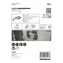 Plateau De Ponçage Bosch Expert MAVZ 116 RT10 Lame Pour Outils Multifonctions, 116 Mm -Accessoires Multitool Soldes plateau de poncage bosch expert mavz 116 rt10 lame pour outils multifonctions 116 mm 94281133 2 6NFgK90A xl
