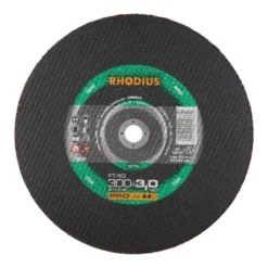 Rhodius Disque à Tronçonner Performant FT40 Pour Utilisation Sur Tronçonneuses à Essence Et électriques, 400 X 4,5 X 20,00 Mm