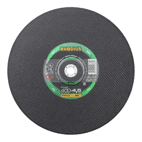 Rhodius Disque à Tronçonner Performant FT40 Pour Utilisation Sur Tronçonneuses à Essence Et électriques, 400 X 4,5 X 20,00 Mm 4 Rhodius Disque à Tronçonner Performant FT40 Pour Utilisation Sur Tronçonneuses à Essence Et électriques, 400 X 4,5 X 20,00 Mm – Image 2