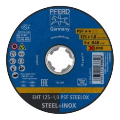 Roue à Tronçonner PFERD EHT 125-1,0 PSF STEELOX/X-LOCK (10)