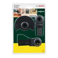 Bosch Set « Le Menuisier » Starlock De 3 Pièces Pour Outils Multifonctions -Accessoires Multitool Soldes set le menuisier starlock de 3 pieces pour outils multifonctions 54820106x1 1 aaAlVeEm xl